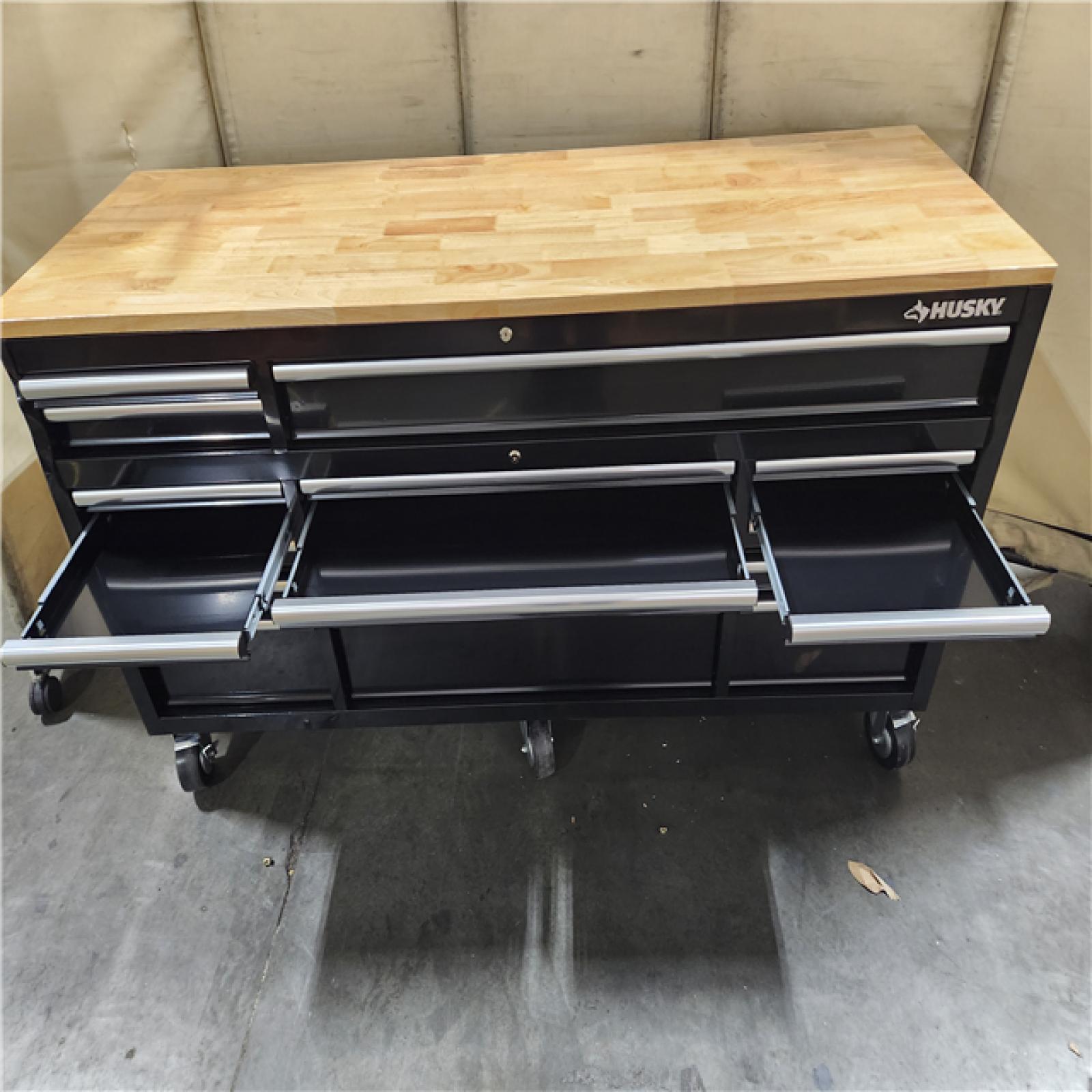 California AS IS Husky 72 IN. 18-DRAWER MOBILEWORKBENCH