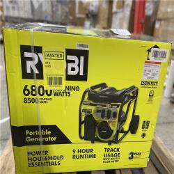 DALLAS LOCATION - RYOBI 6,800-Watt Recoil Start UL Gasoline Powered Portable Generator with CO Shutdown Sensor