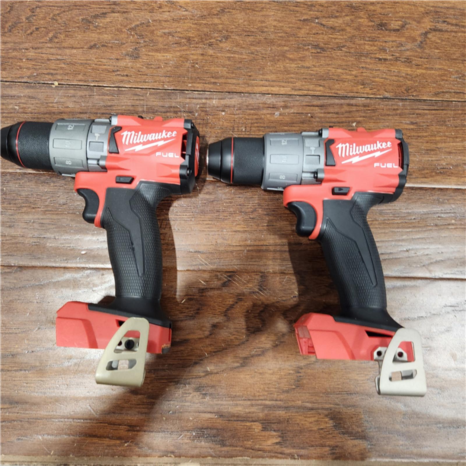 NEW Milwaukee  M18 FUEL 18V Lithium-Ion Brushless Cordless 1/2 in. Hammer Drill/Driver (Tool-Only) (2 UNIT)