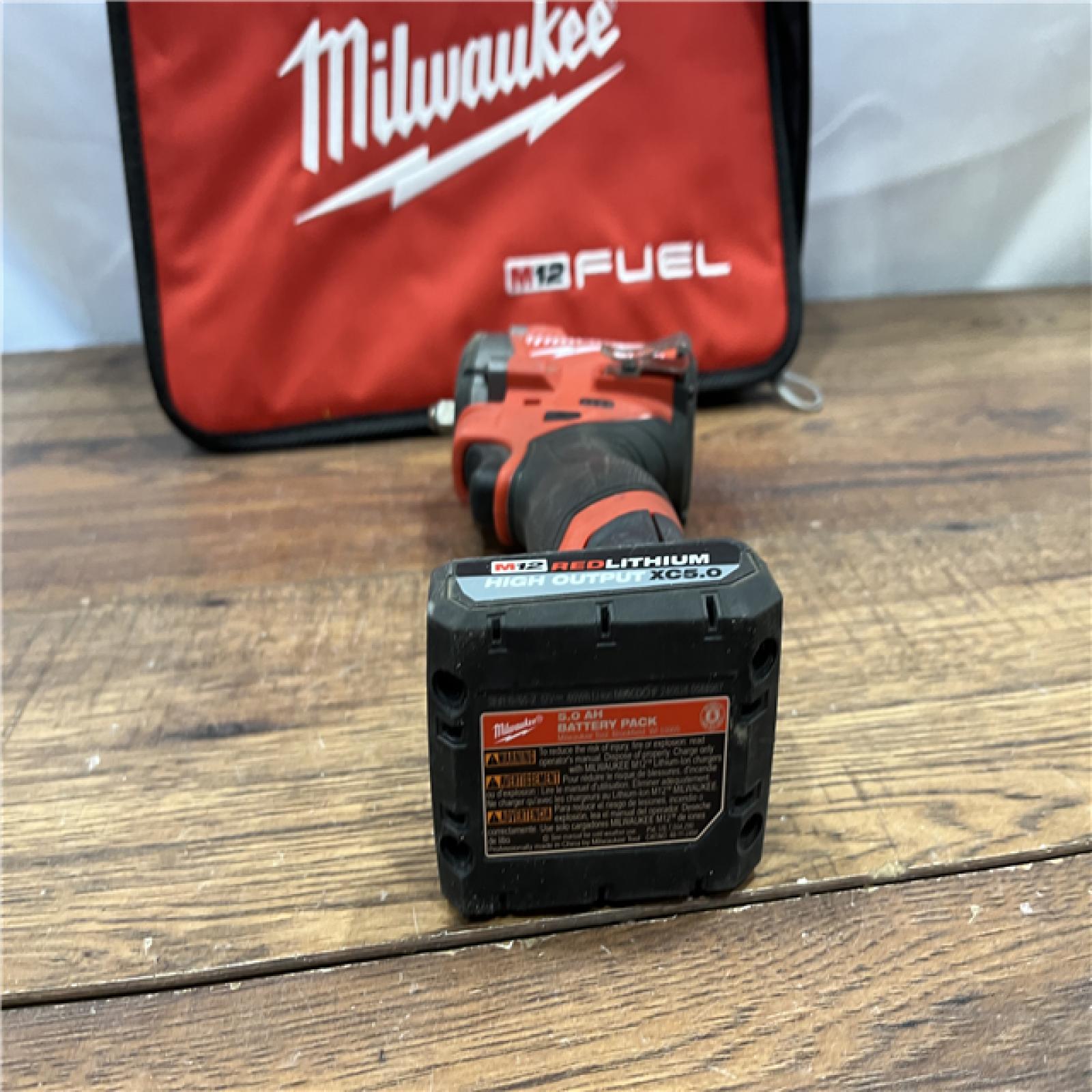 AS IS Cordless Impact Wrench,3/8 in,12 V