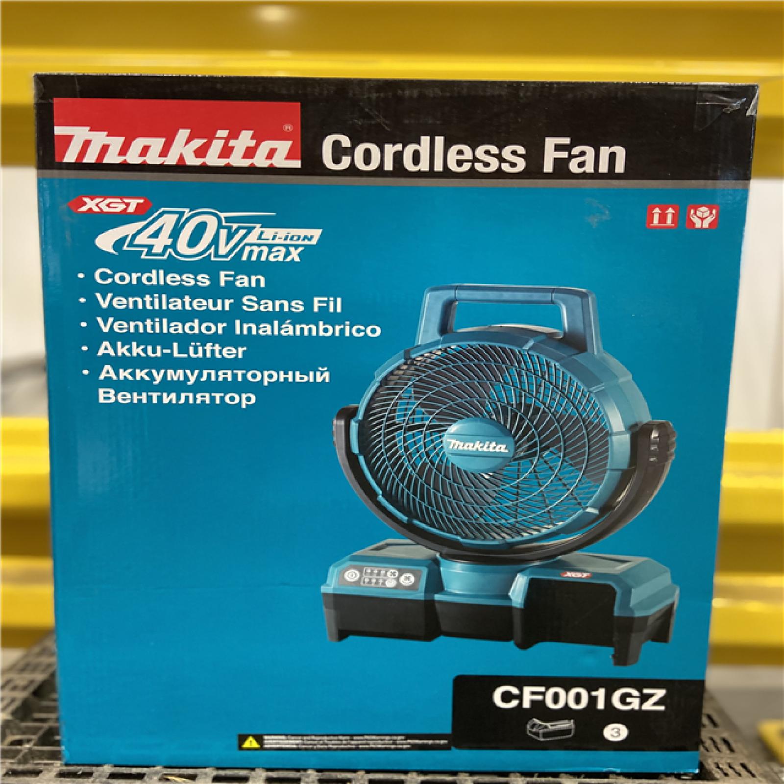 NEW! - MAKITA 40V Max XGT Cordless 9-1/4 in. Fan, Tool Only