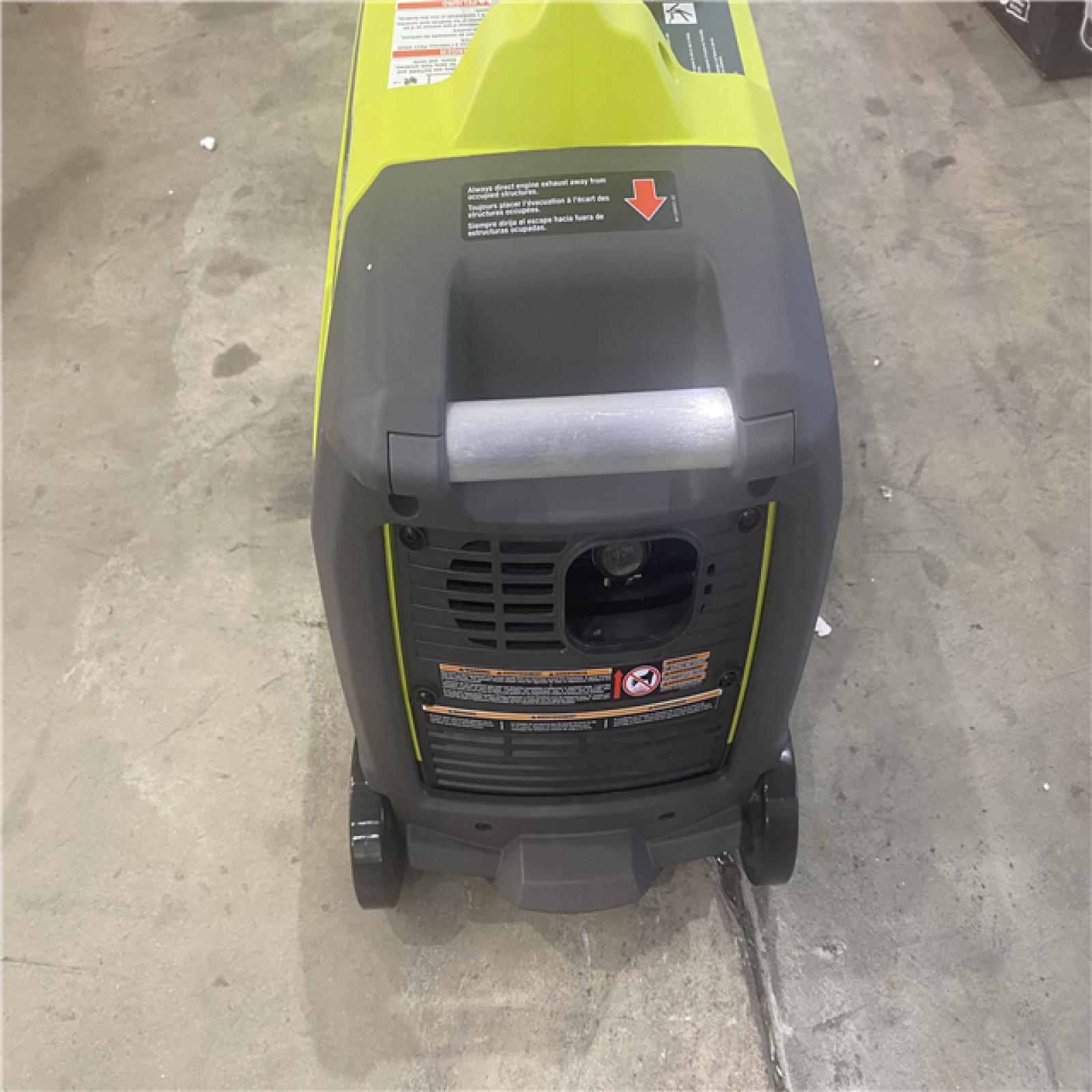 Houston location AS-IS RYOBI 2,300-Watt Recoil Start Bluetooth Super Quiet Gasoline Powered Digital Inverter Generator with CO Shutdown Sensor