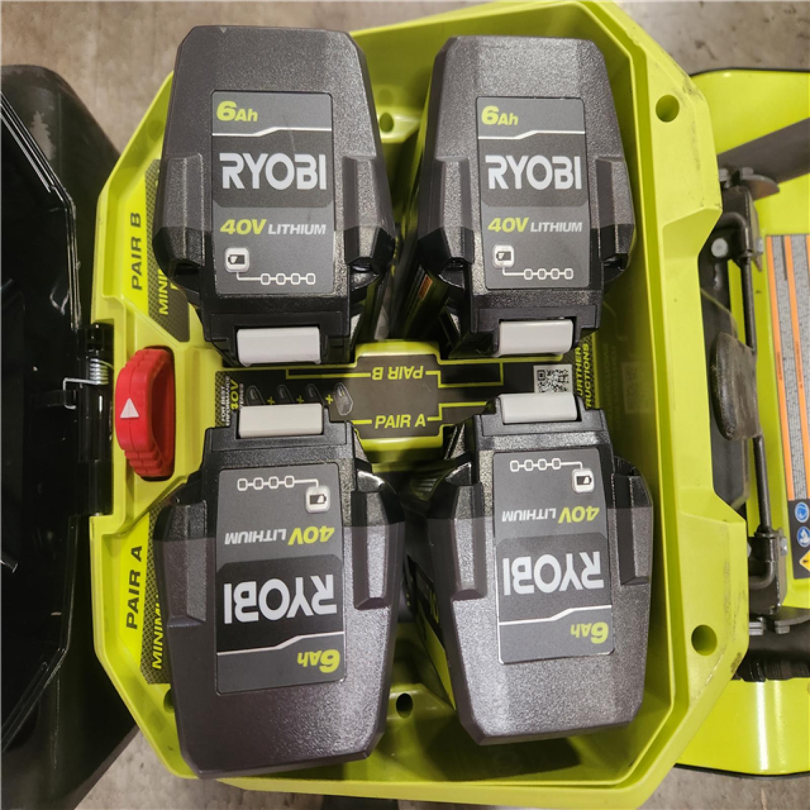 Phoenix Location RYOBI 40V HP Brushless 18 in. Battery Powered Rear Tine Tiller with (4) 6.0 Ah Batteries