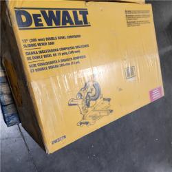 Dallas Location - NEW- DEWALT 12 in. Double-Bevel Sliding Compound Miter Saw