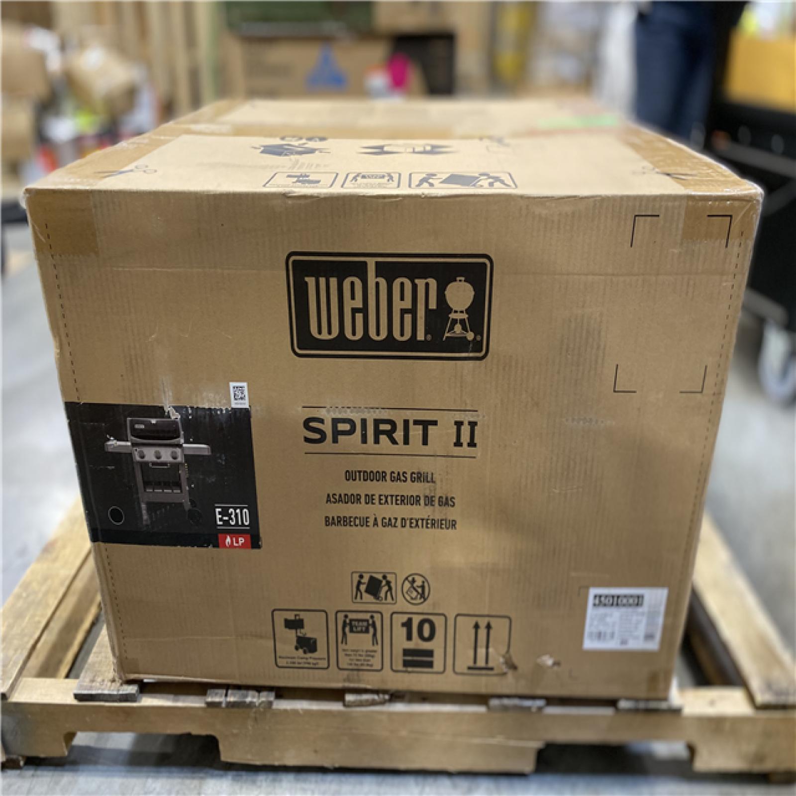 DALLAS LOCATION - Weber Spirit II E-310 3-Burner Liquid Propane Gas Grill in Black