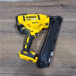 AS-IS DEWALT 20V MAX XR 15 Ga. Cordless 34 Deg Nailer 20 V