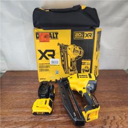 AS-IS DeWalt 20V MAX XR Brushless Cordless 16 Gauge Angled Finish Nailer Kit