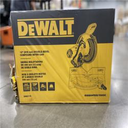 NEW! - DEWALT 15 Amp Corded 12 in. Compound Double Bevel Miter Saw