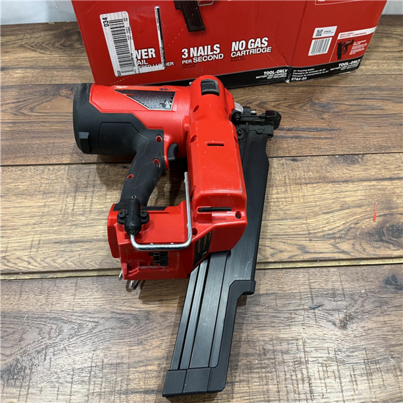 AS IS Milwaukee 2744-20 M18 FUEL 21-Degree Cordless Framing Nailer (Tool Only)