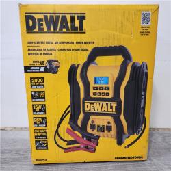 Phoenix Location DEWALT Portable Power 2000 Peak Amp Jump Starter w/Digital Compressor