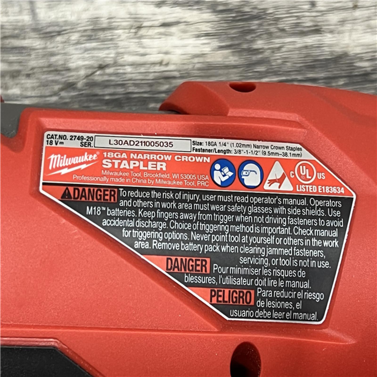 AS-IS Milwaukee M18 FUEL 18 Gauge Brad Nailer