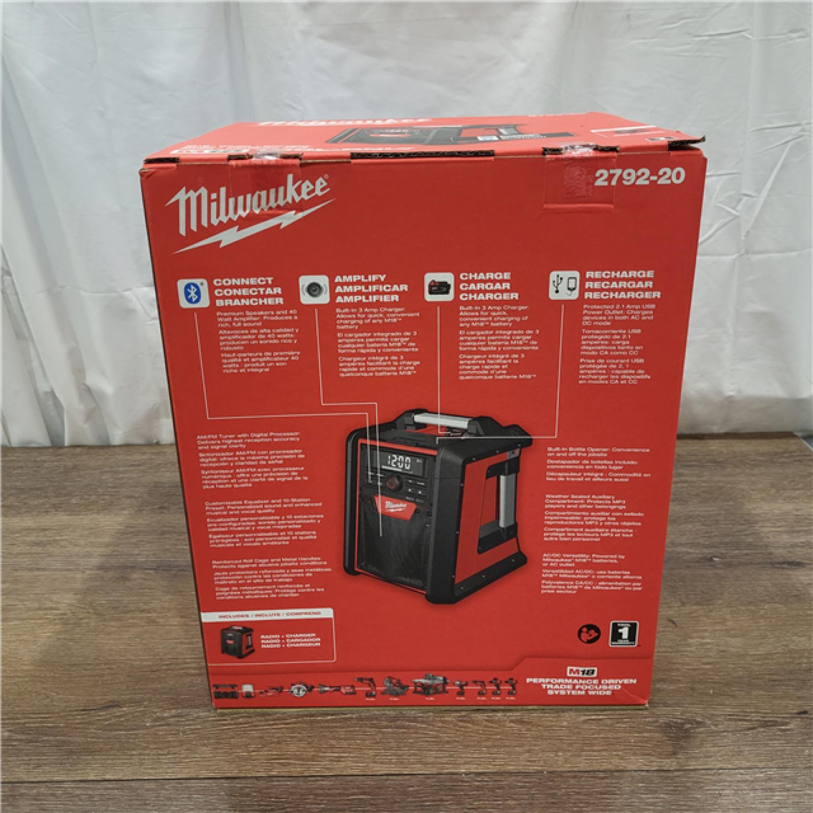 NEW! M18 Lithium-Ion Cordless Jobsite Radio/Charger