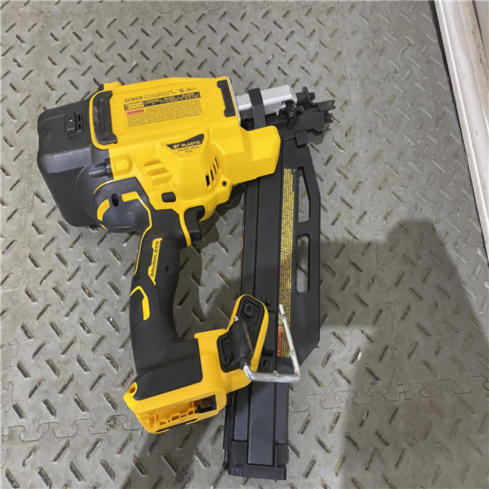 Houston location AS-IS DEWALT 20-Volt 21Â° Cordless Framing Nailer (Tool-Only)