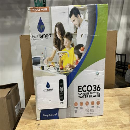 NEW! ECO 36 Tankless Electric Water Heater 36 KW 240 V with Inline Flow Restrictor