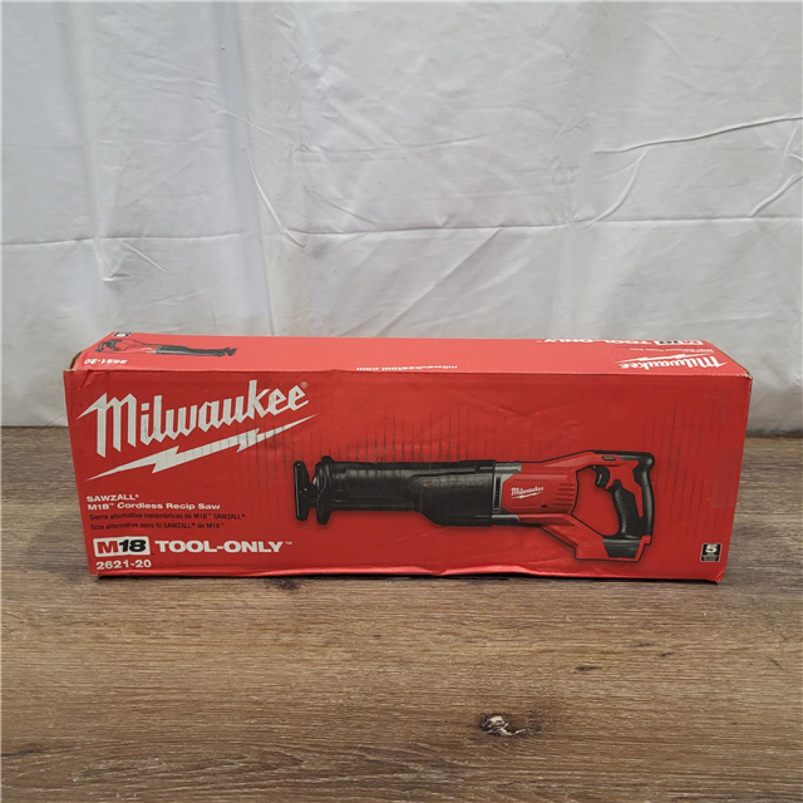 AS-IS Milwaukee  M18 SAWZALL Lithium-Ion Cordless Reciprocating Saw (Tool Only)