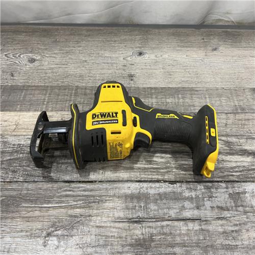 AS-IS DEWALT ATOMIC 20-Volt MAX Brushless Compact Reciprocating Saw (Tool-Only)