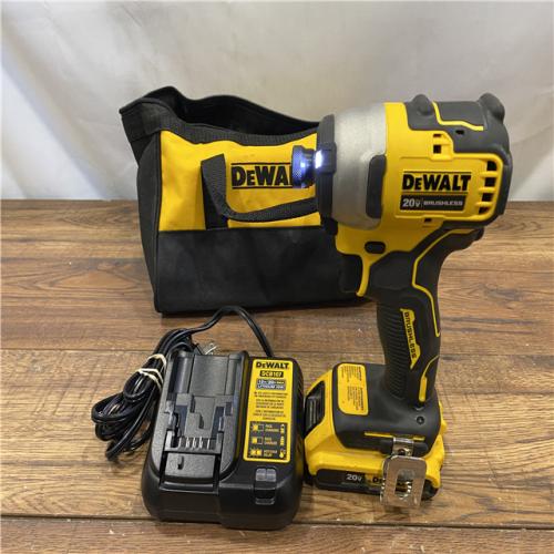 AS IS DEWALT ATOMIC 20V MAX* Brushless Cordless Compact 1/4 in. Impact Driver Kit