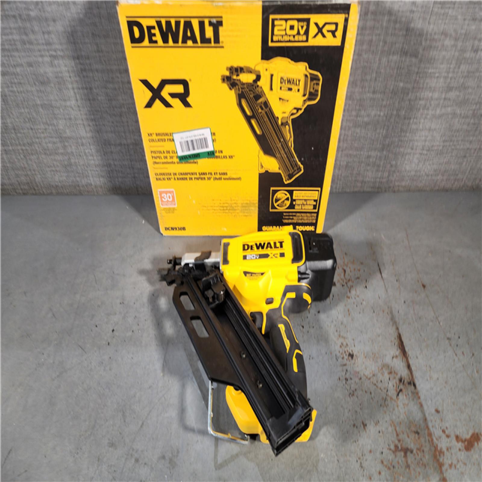 HOUSTON LOCATION - AS-IS DEWALT 20-Volt 30Â° Cordless Framing Nailer (Tool-Only)