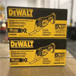 NEW! - DEWALT DCS355B 20V XR Oscillating Multi-Tool (Tool Only)-(2 UNITS)