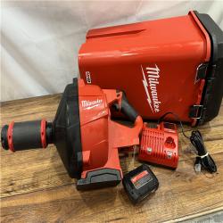 AS-IS Milwaukee 2772A-21 M18 FUEL Drain Snake with CABLE DRIVE Kit