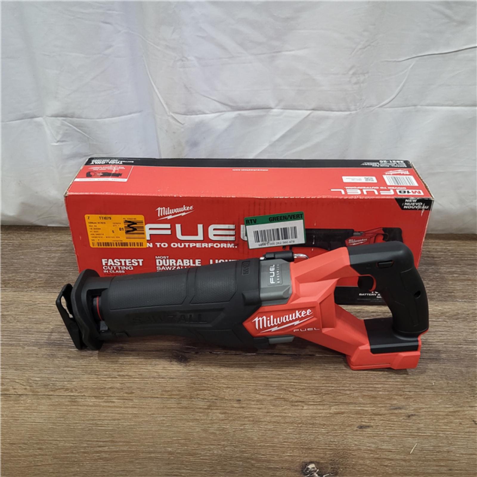 AS-IS Milwaukee M18 Fuel Sawzall Brushless Cordless Reciprocating Saw - No Charger, No Battery, Bare Tool Only