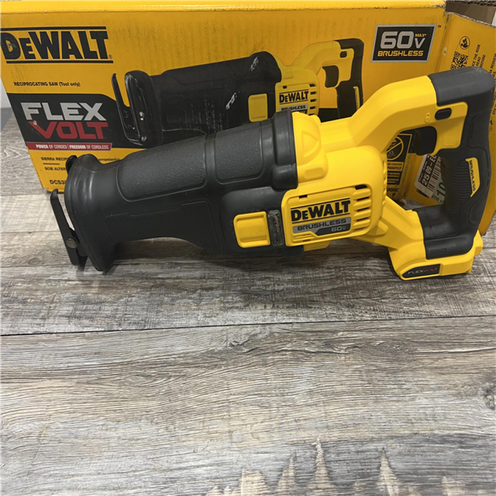 AS-IS DeWalt DCS389B FLEXVOLT 60V MAX Cordless Brushless Reciprocating Saw (Tool-Only)