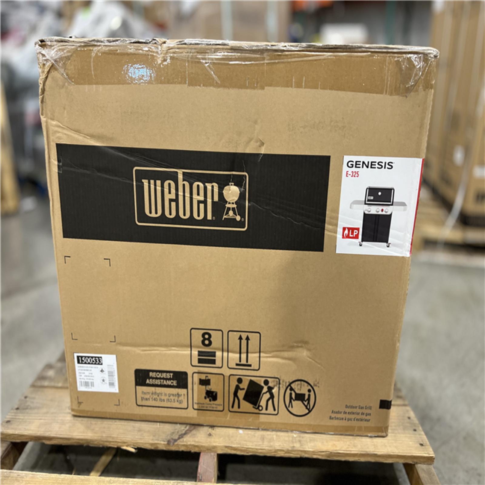 DALLAS LOCATION - NEW! Weber Genesis E-325 3-Burner Liquid Propane Gas Grill in Black