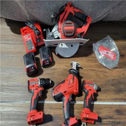 CALIFORNIA AS-IS MILWAUKEE M18 4-TOOL COMBO KIT