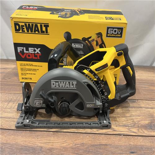 AS-IS DEWALT FLEXVOLT 60V MAX Cordless Brushless 7-1/4 in. Wormdrive Style Circular Saw (Tool Only)