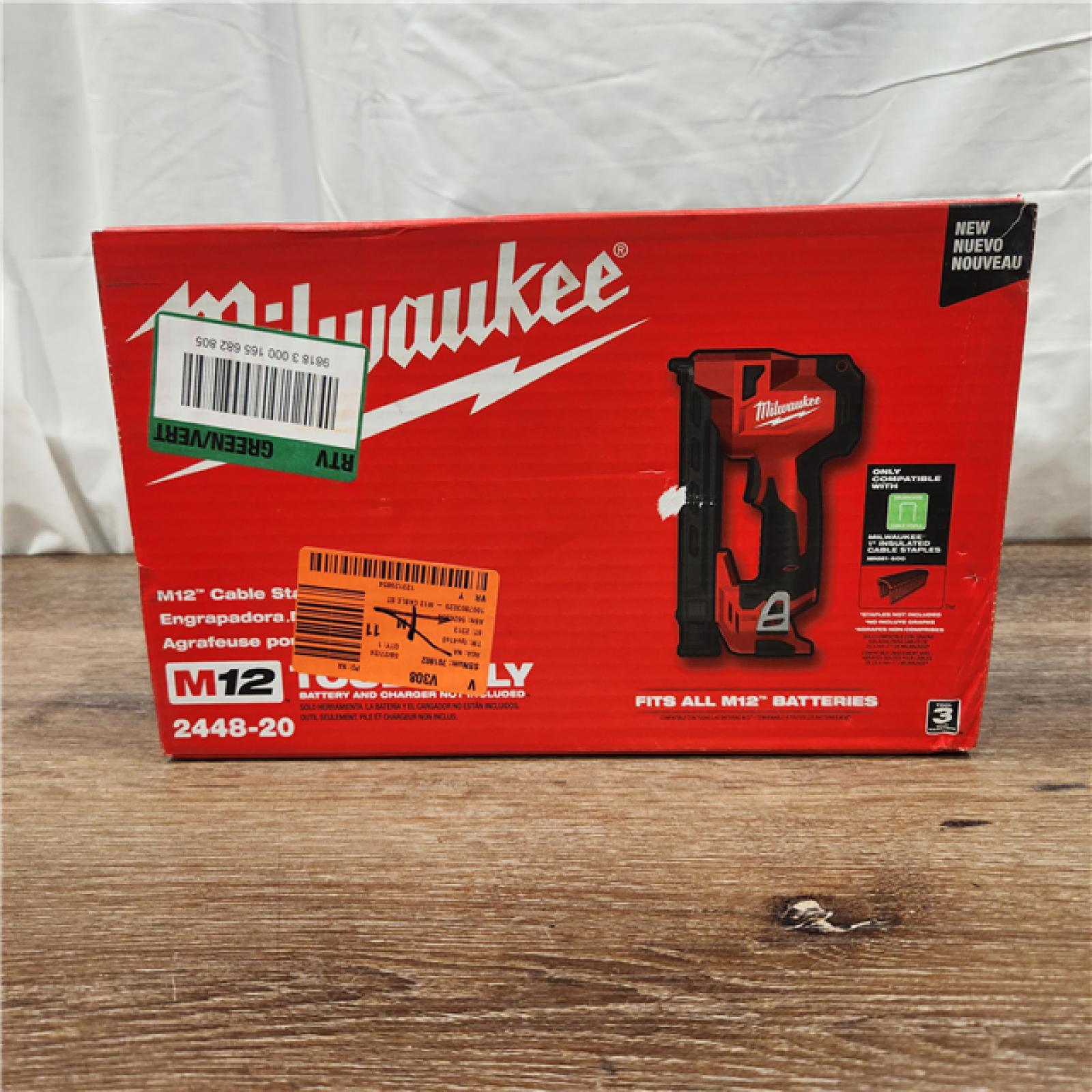 AS-IS Milwaukee M12 Cable Stapler