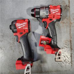 HOUSTON LOCATION - AS-IS Milwaukee M18 FUEL 18V Lithium-Ion Brushless Cordless Hammer Drill and Impact Driver Combo Kit (2-Tool) with 2 Batteries