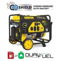 Houston Location - AS-IS Champion Dual Fuel 7,850 Starting Watts 6,250 Running Watts