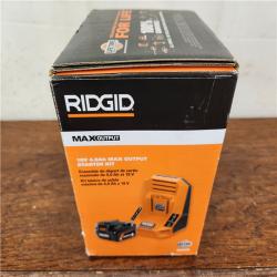 NEW! RIDGID 18V 4.0 Ah MAX Output Starter Kit with Rapid Charger