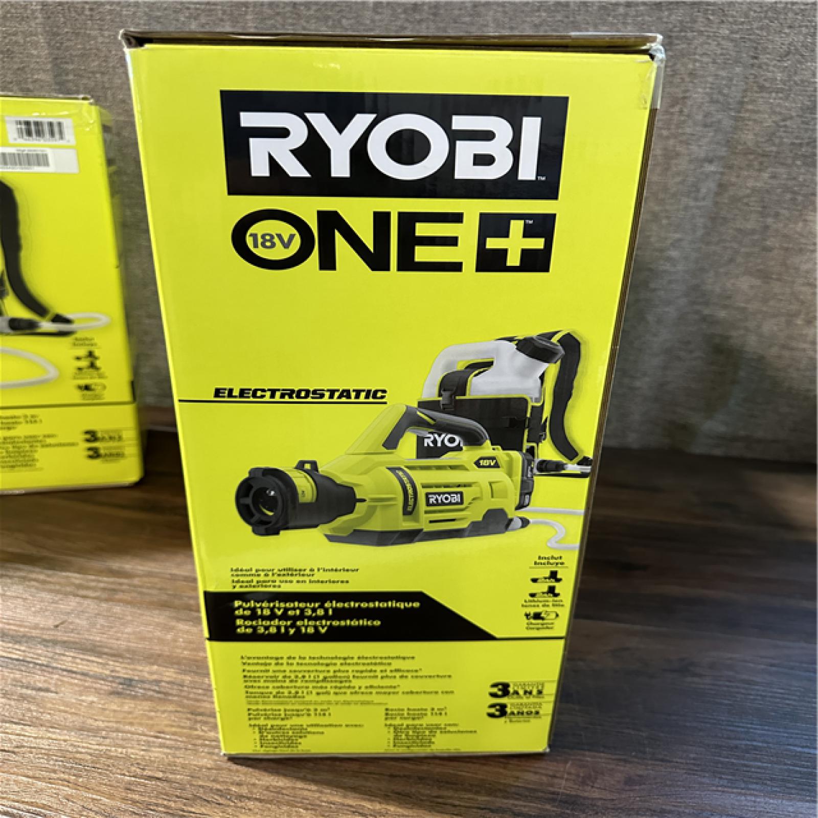 California NEW Ryobi 1 Gallon 18V Electrostatic Sprayer, Includes (2) Batteries & Charger (2 Pieces)