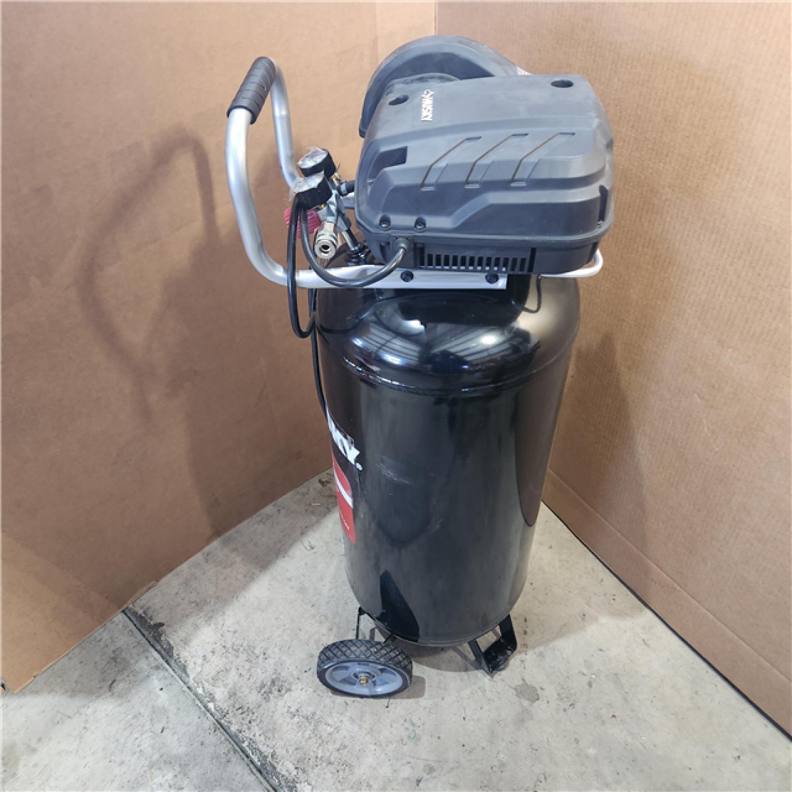 HOUSTON Location-AS-IS-Husky 20 Gal. 200 PSI Oil Free Portable Vertical Electric Air Compressor APPEARS IN NEW! Condition