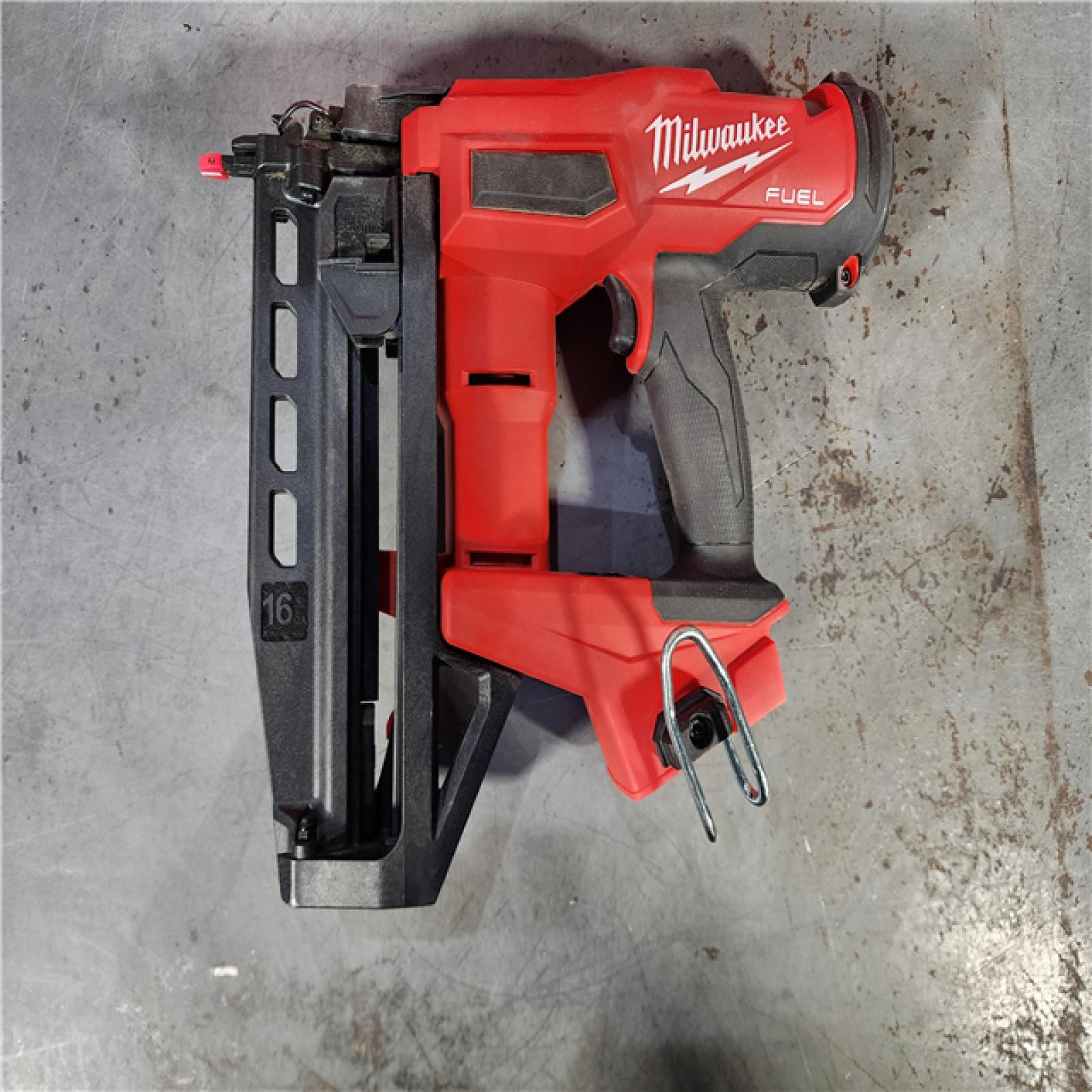 HOUSTON LOCATION - AS-IS Milwaukee Tool Cordless Finish Nail Gun 18 V 3020-20 (TOOL ONLY)