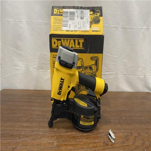 AS-IS DEWALT DW66C-1 2-1/2 Inch 15 Degree Coil Siding and Fencing Nailer