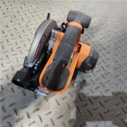 HOUSTON Location-AS-IS-RIDGID 18V Cordless 1/2 in. Drill/Driver and 6-1/2 in. Circular Saw Combo Kit with 2.0 Ah and 4.0 Ah Battery, Charger, and Bag APPEARS IN NEW Condition