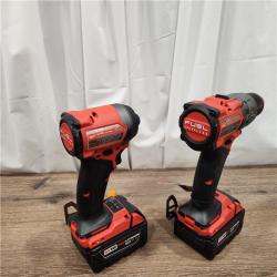 AS-IS Milwaukee M18 FUEL 18V Lithium-Ion Brushless Cordless Hammer Drill and Impact Driver Combo Kit (2-Tool) with 2 Batteries