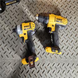 HOUSTON LOCATION - AS-IS (APPEARS LIKE NEW) DEWALT 20V MAX Cordless Drill Driver/Impact Driver Combo Kit 1.3 Ah Lithium Ion