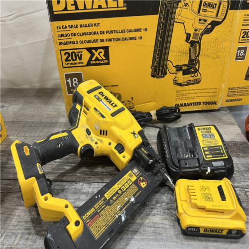 AS-IS DEWALT 20V MAX XR 18 Gauge Brad Nailer Kit