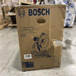 NEW! - Bosch 15 Amp 12 in. Corded Dual-Bevel Sliding Glide Miter Saw with 60 Tooth Saw Blade