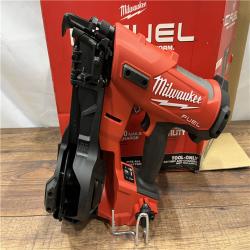 AS IS M18 FUEL 18-Volt Lithium-Ion Brushless Cordless Coil Roofing Nailer (Tool Only)