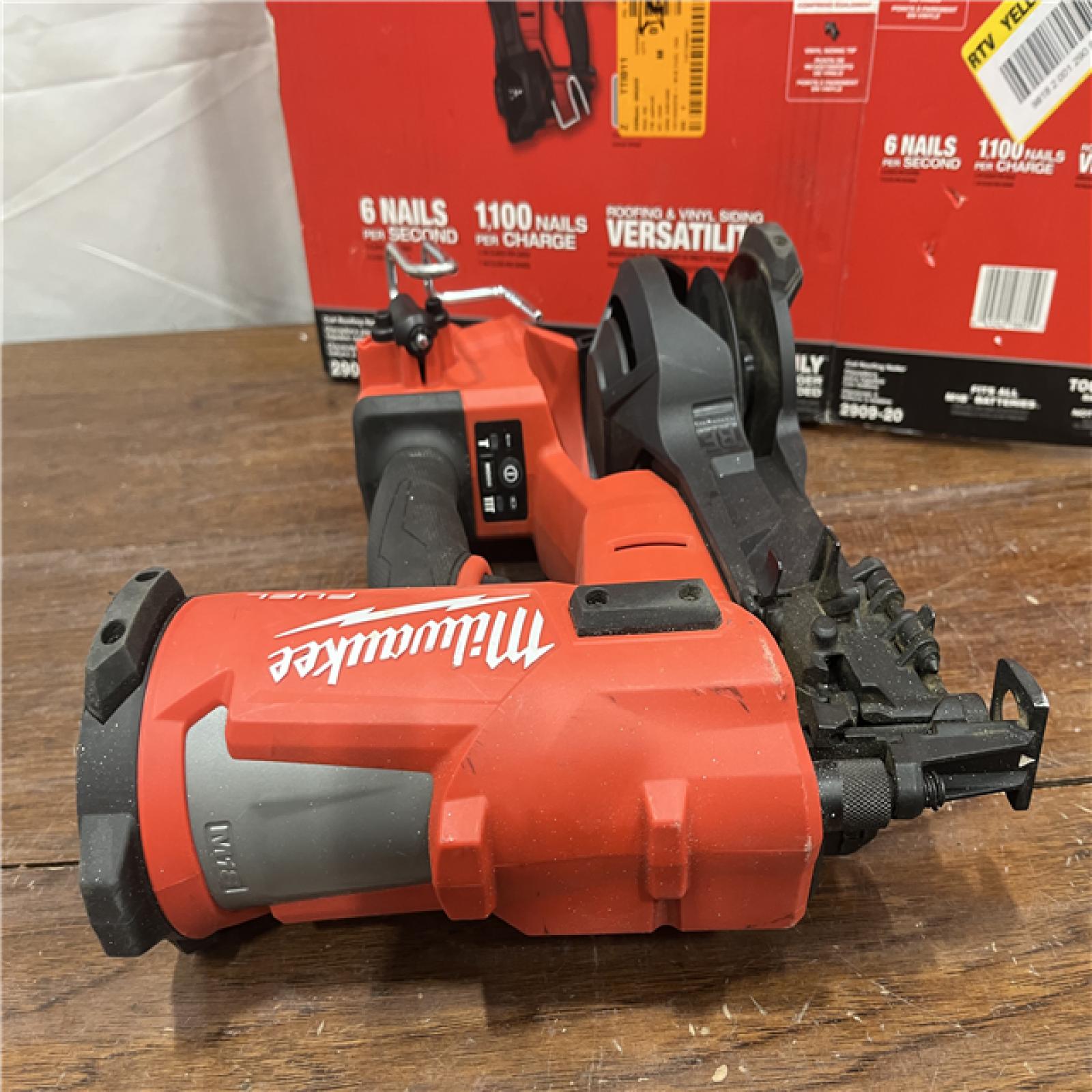 AS-ISM18 FUEL 18-Volt Lithium-Ion Brushless Cordless Coil Roofing Nailer (Tool Only)