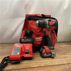 AS-IS Milwaukee M18 Compact Cordless Brushless 1 Tool Drill and Driver Kit