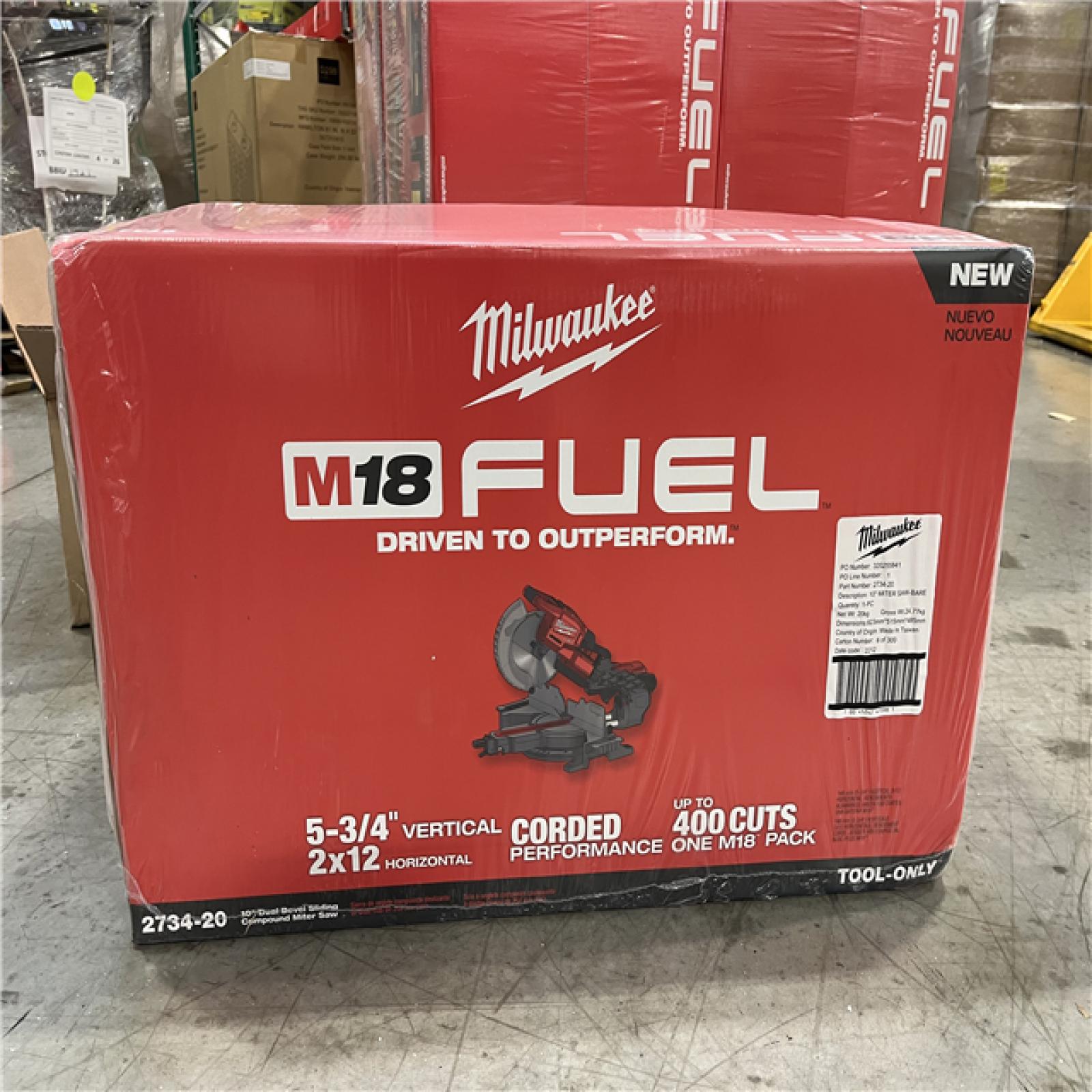 DALLAS LOCATION - NEW! M18 FUEL 18V Lithium-Ion Brushless Cordless 10 in. Dual Bevel Sliding Compound Miter Saw (Tool-Only)