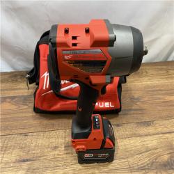 AS IS Milwaukee M18 1/2 in. Cordless Brushless High Torque Impact Wrench Kit (Battery & Charger)