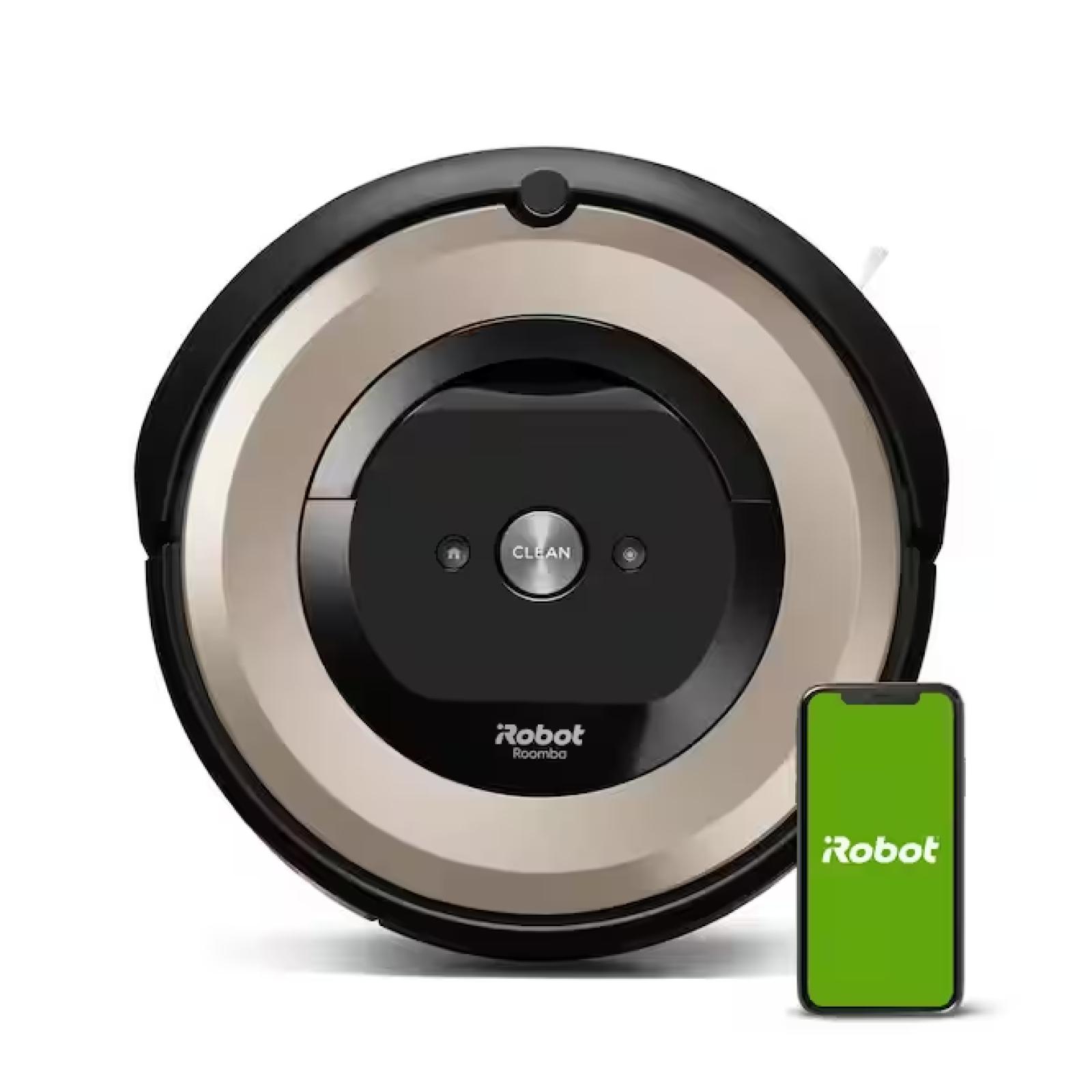 NEW! - iRobot Roomba e6 Wi-Fi Connected Robot Vacuum Cleaner, Ideal for Pet Hair, Carpets, Self-Charging in Sand Dust