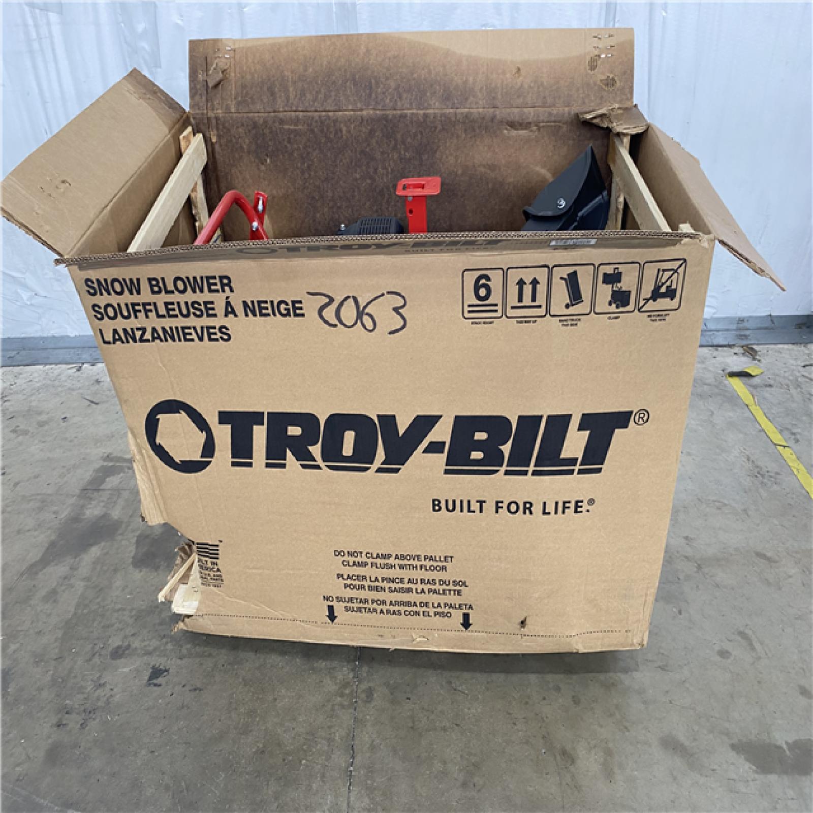 Houston Location - AS-IS Troy Bilt Snow Blower