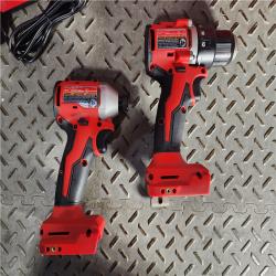 HOUSTON LOCATION - AS-IS M18 18V Lithium-Ion Brushless Cordless Compact Drill/Impact Combo Kit (2-Tool) W/(2) 2.0 Ah Batteries, Charger & Bag